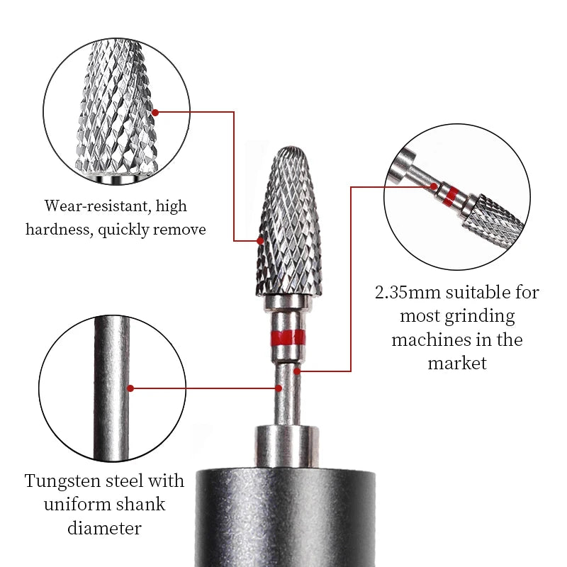 Tungsten Carbide Large Cone Nail Drill Bit