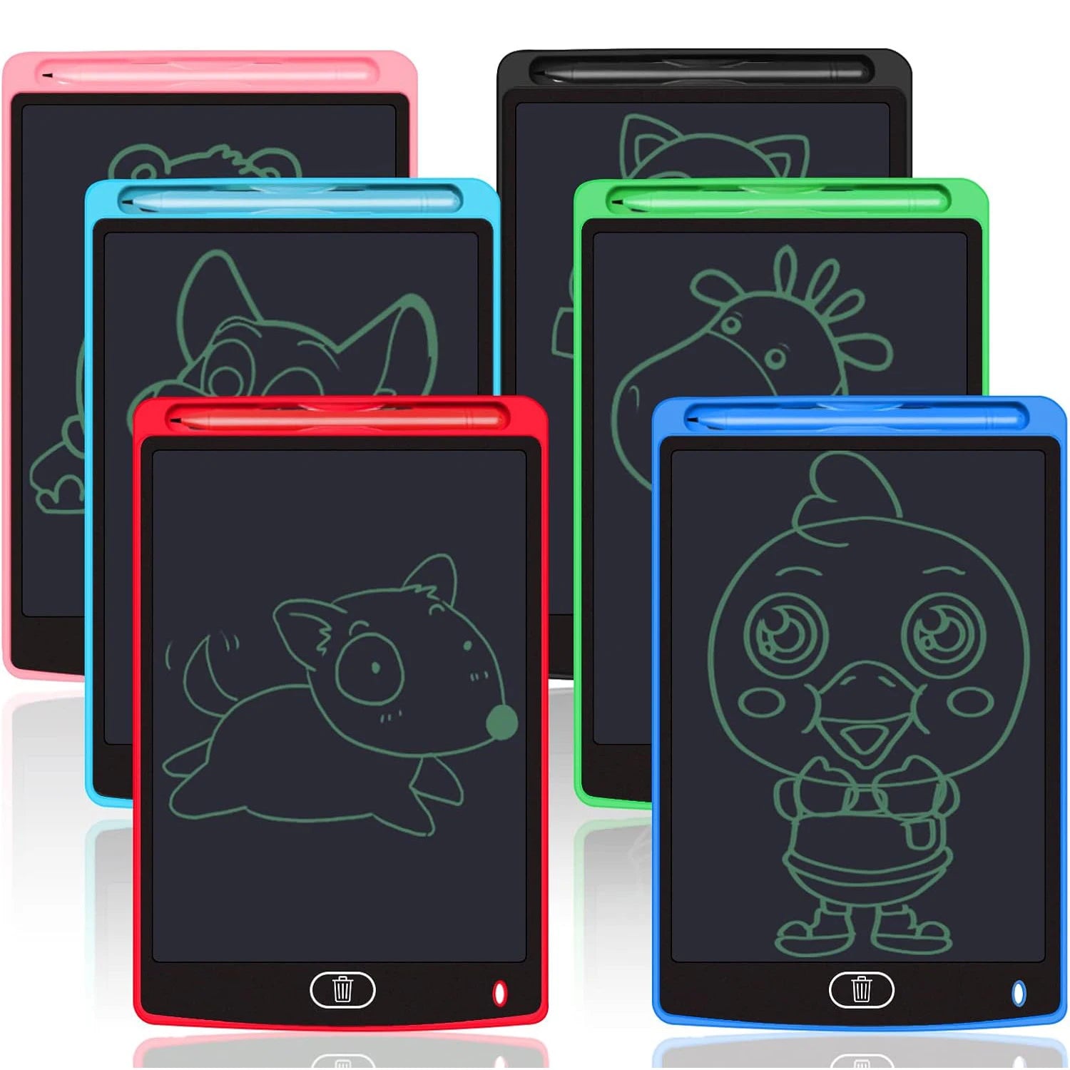 6PCS 8.5" LCD Writing Tablets for Kids