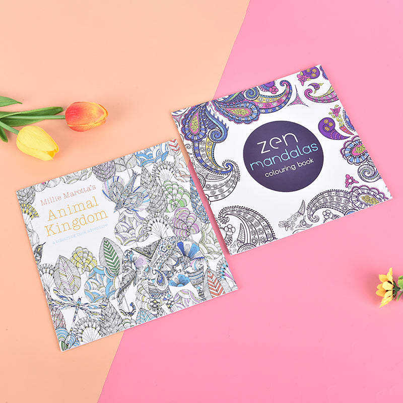 Stress Relief Coloring Book for All Ages