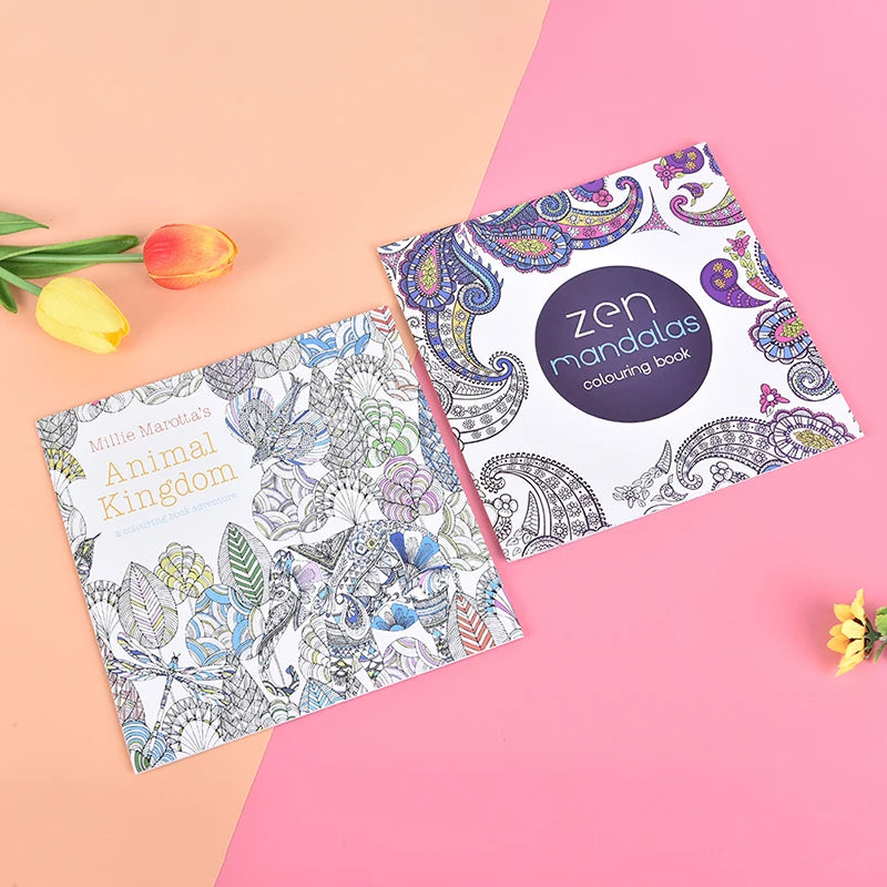 Stress Relief Coloring Book for All Ages