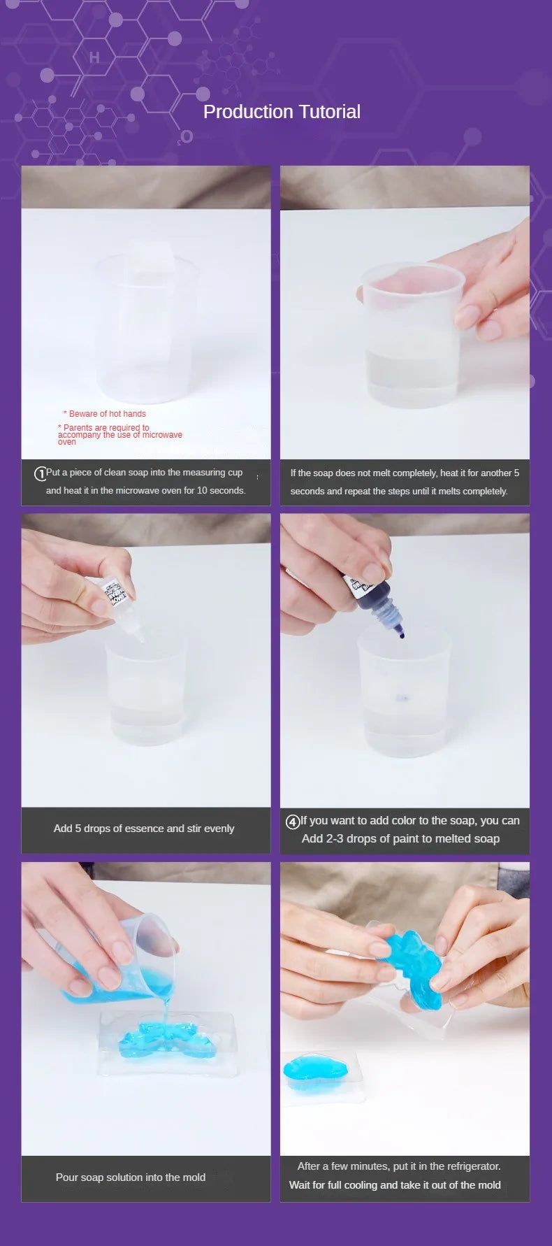 Kids DIY Magic Science Soap Experiment Kit