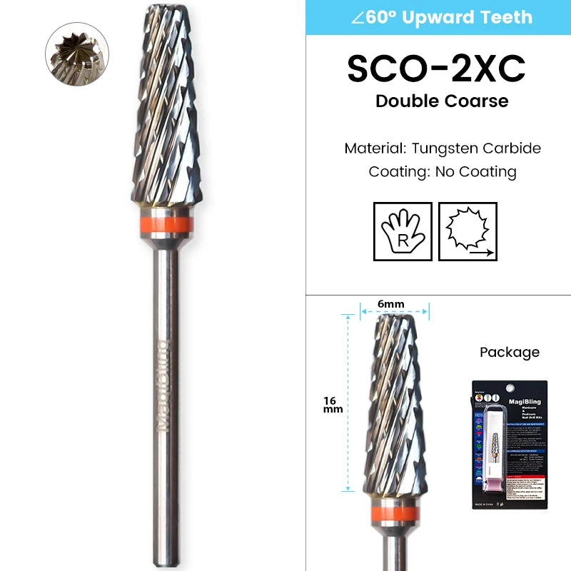 Tungsten Carbide Large Cone Nail Drill Bit