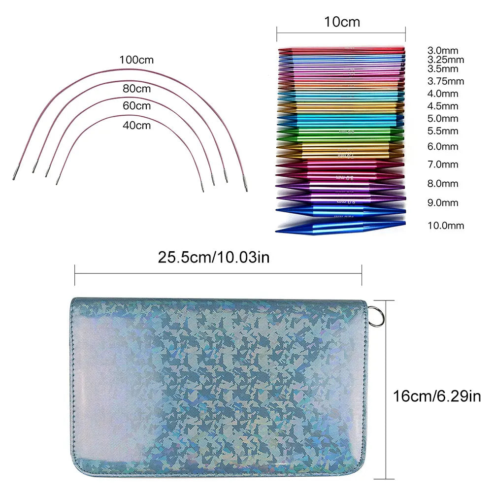 Interchangeable Knitting & Crochet Hook Set