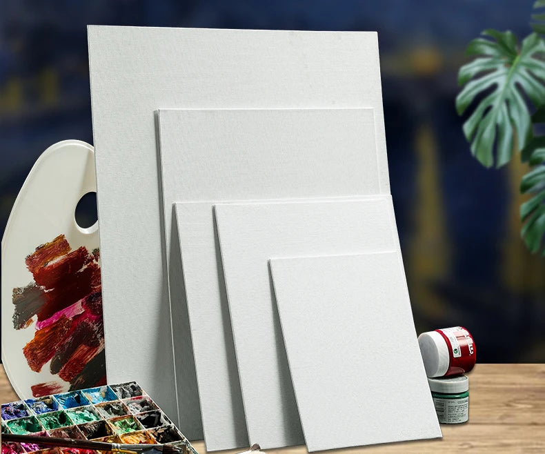 5pcs Primed Cotton Canvas Boards for Painting