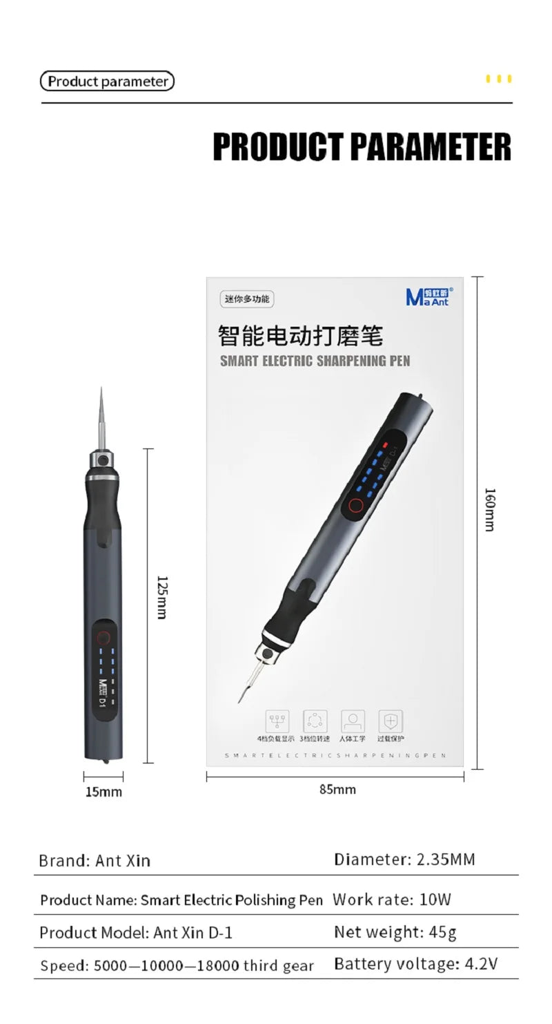 MaAnt Adjustable Speed Engraving & Grinding Pen