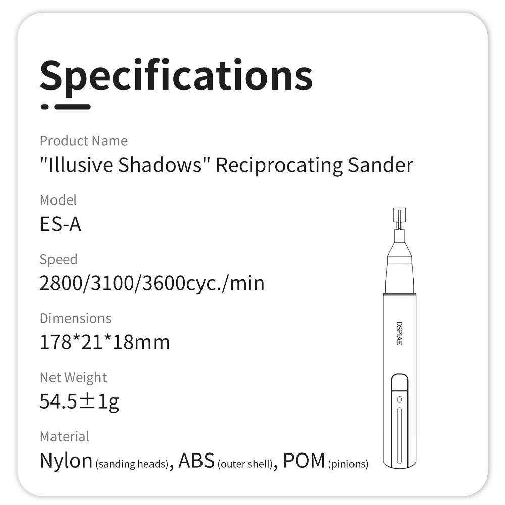 DSPIAE ES-A Electric Reciprocating Sander