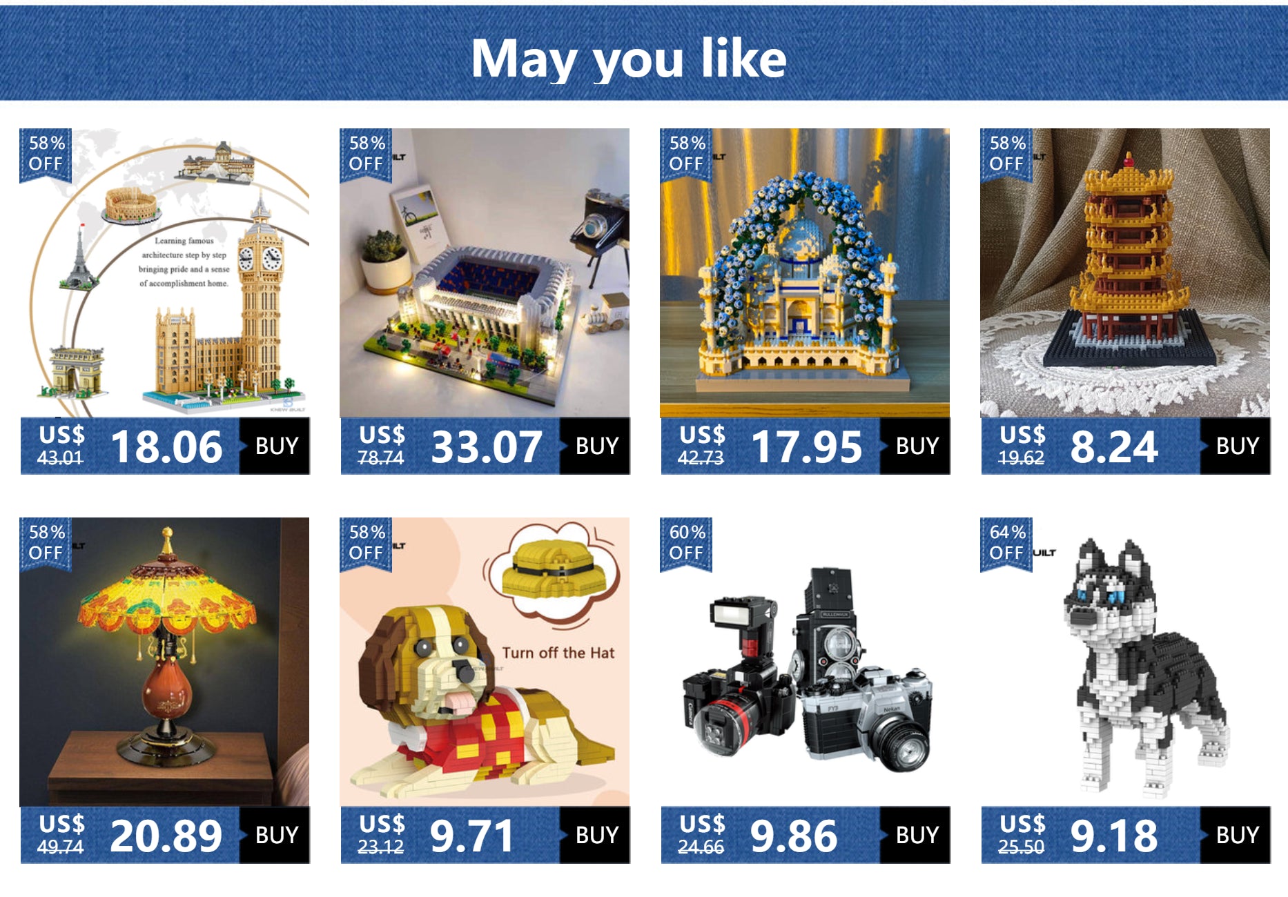 Stadium Micro Blocks Building Set