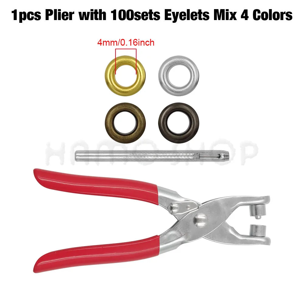 Grommet Eyelet Plier Kit