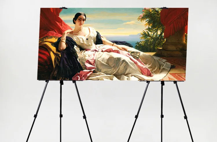 Portable Adjustable Metal Sketch Easel with Travel Bag