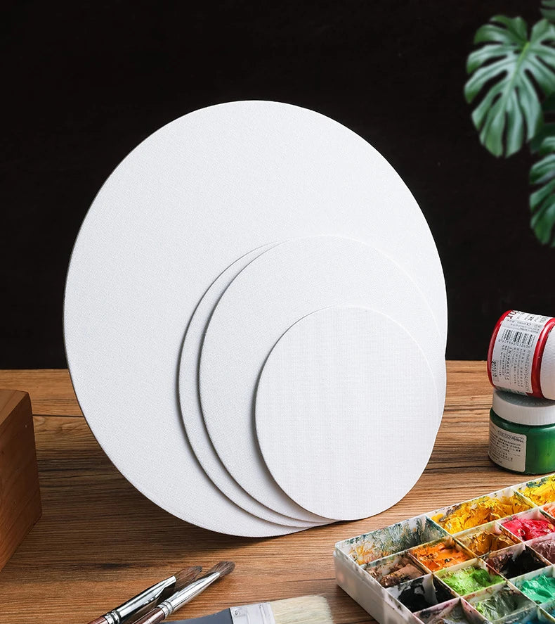 5pcs Primed Cotton Canvas Boards for Painting