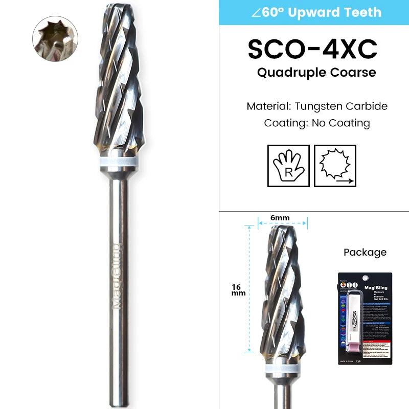 Tungsten Carbide Large Cone Nail Drill Bit