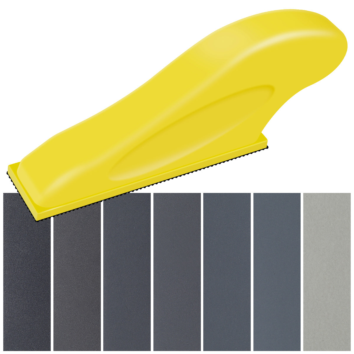 70pcs Mini Hand Sandpaper & Loop Sander Kit