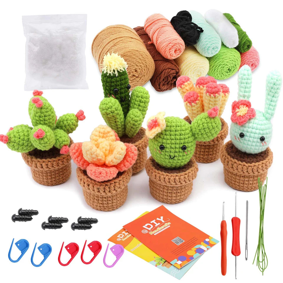 IMZAY Beginner Crochet Kit with Video Tutorial