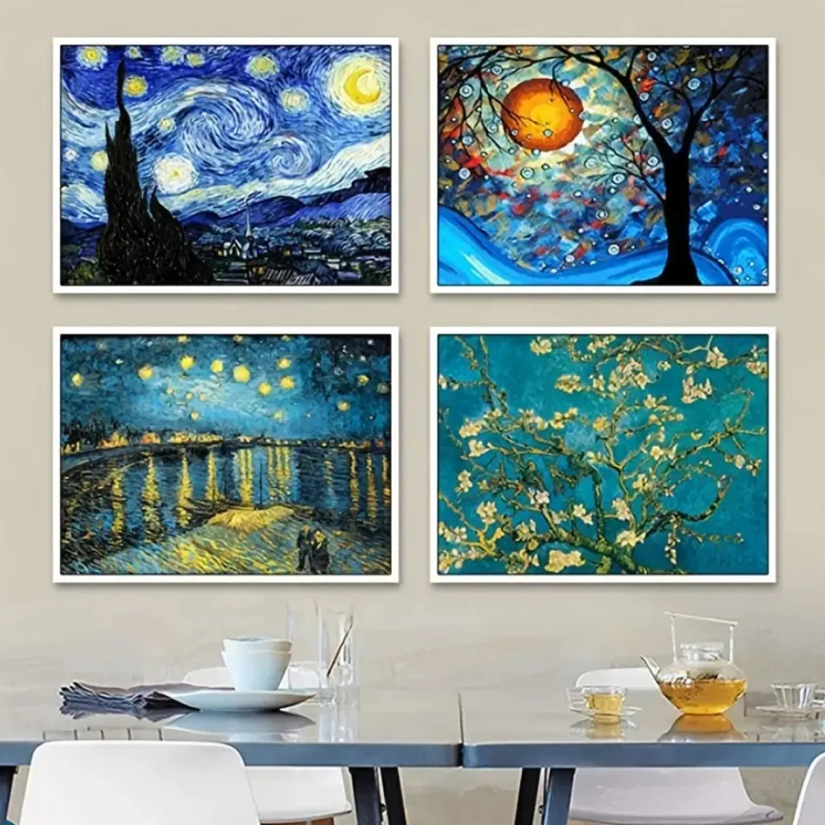 DIY Diamond Painting Round Diamond Starry Sky Van Gogh Pattern