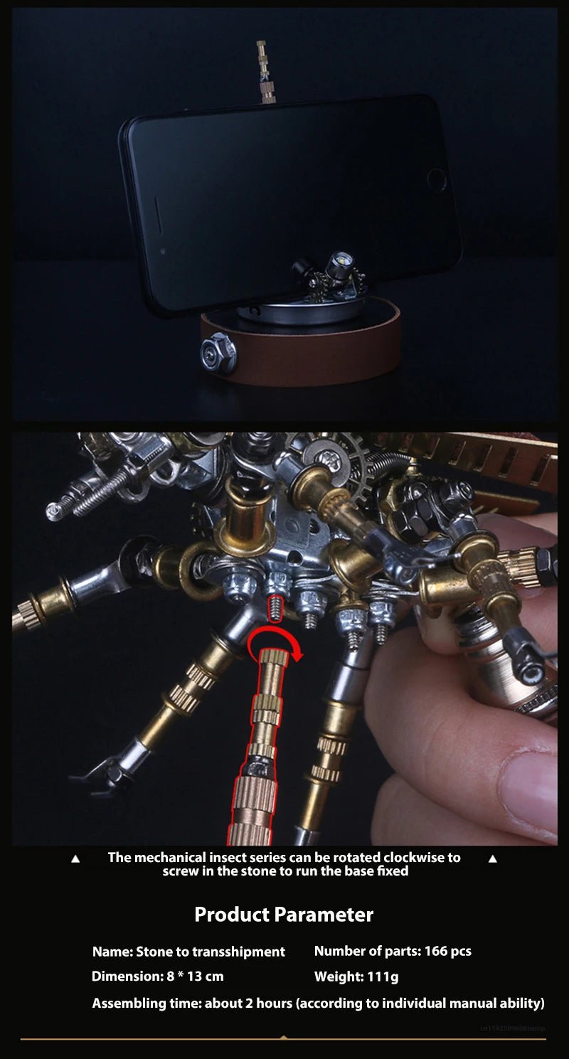 3D Metal Mechanical Insect Model Kit