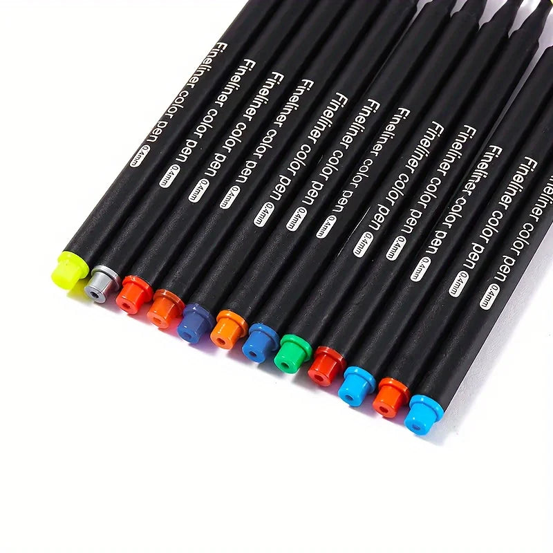 12-100pcs Colorful Line Drawing Pen Set