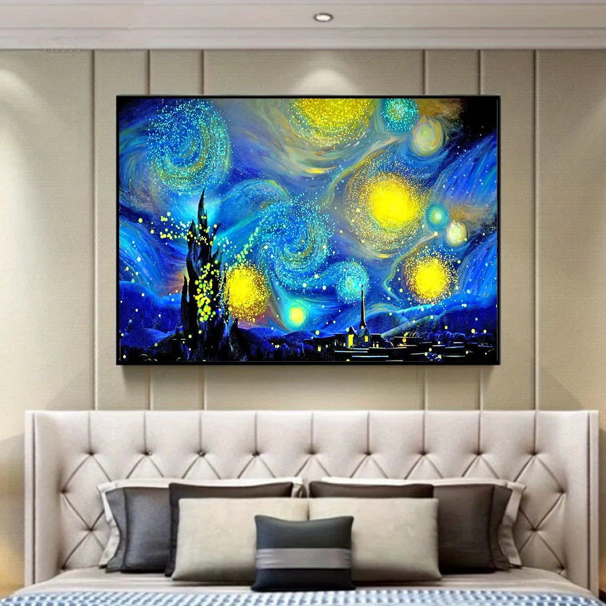 DIY Diamond Painting Round Diamond Starry Sky Van Gogh Pattern