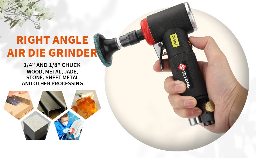 NuoDun 90° Air Angle Die Grinder