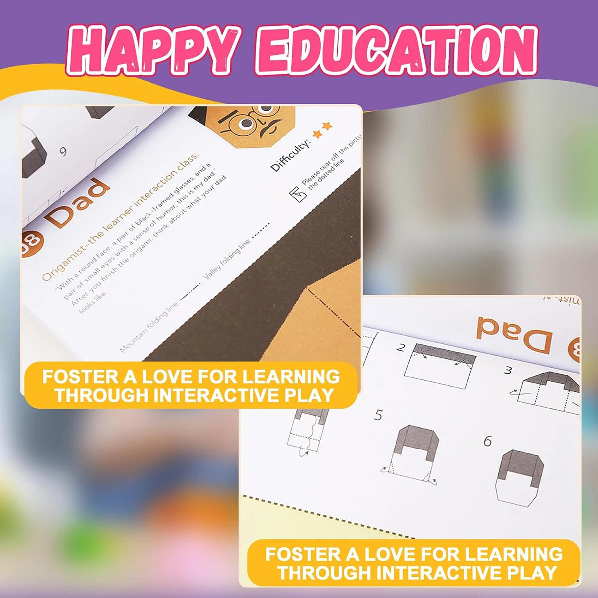 Origami Kit with 30/96 Sheets and Guiding Book