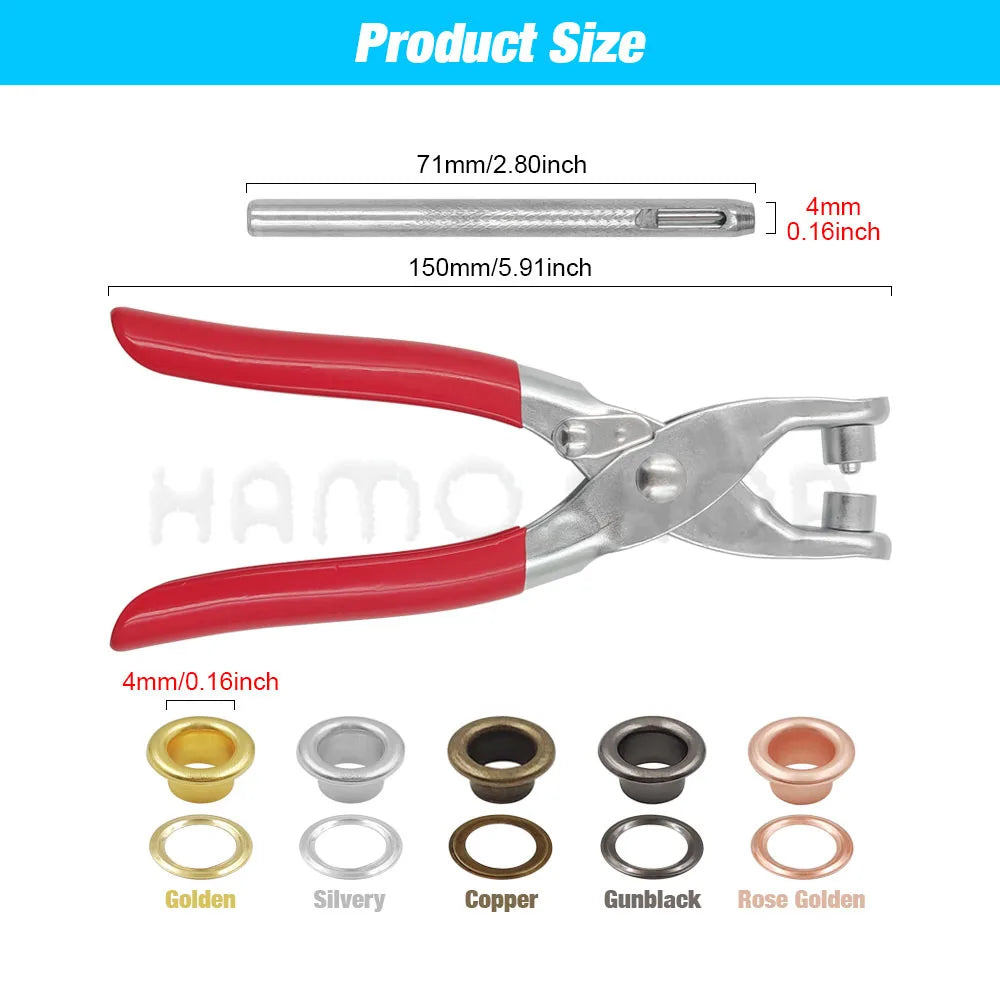 Grommet Eyelet Plier Kit