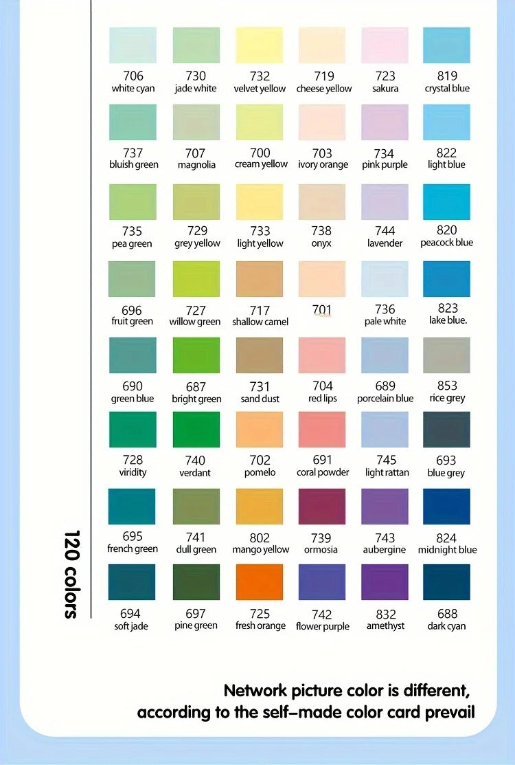 Soft Tip Acrylic Markers Set – Multiple Color Options