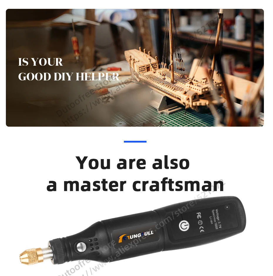 USB Rechargeable Mini Wireless Engraving Drill