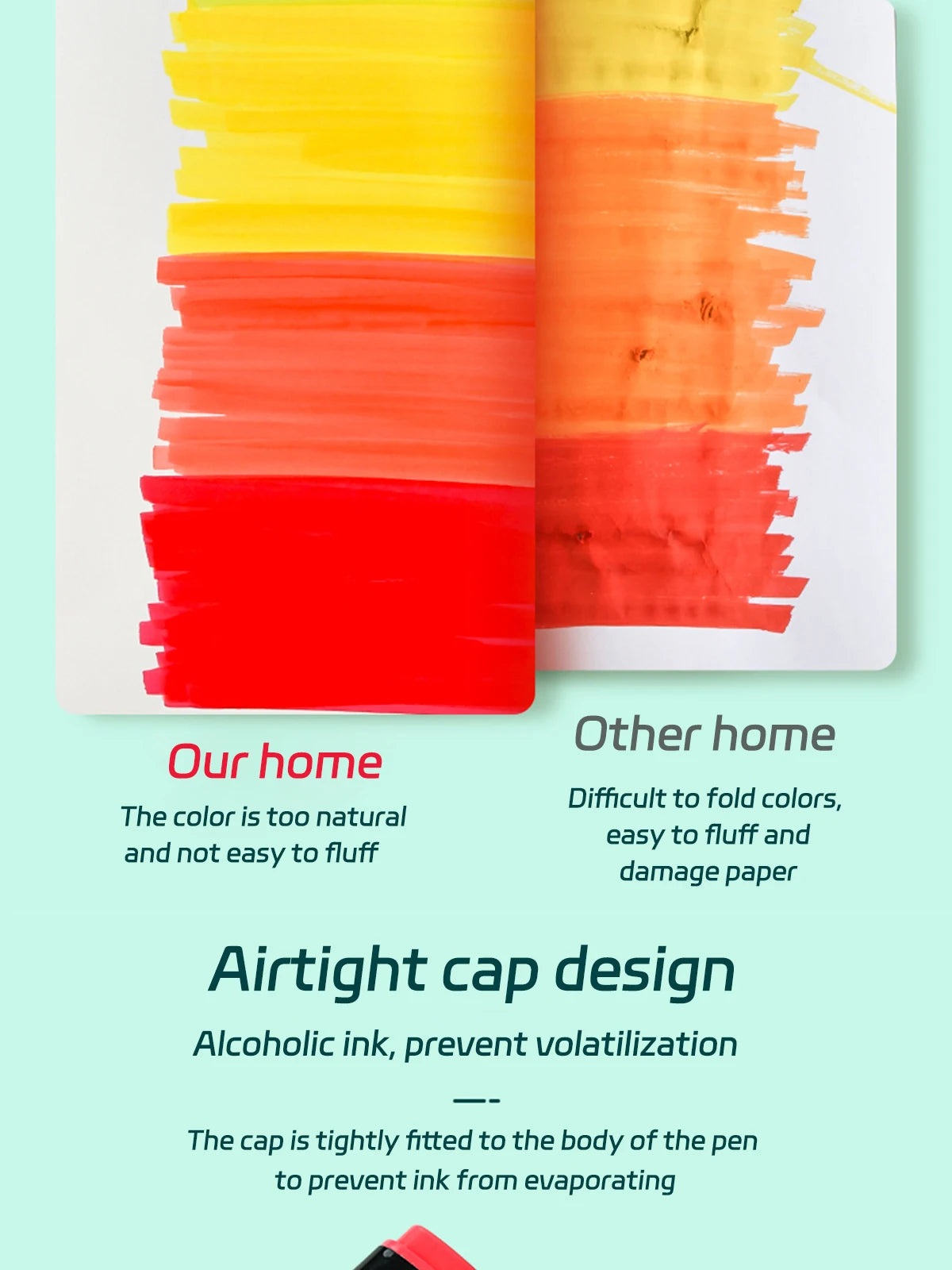 24-262 Color Alcohol Double-Ended Oily Marker Painting Art Set