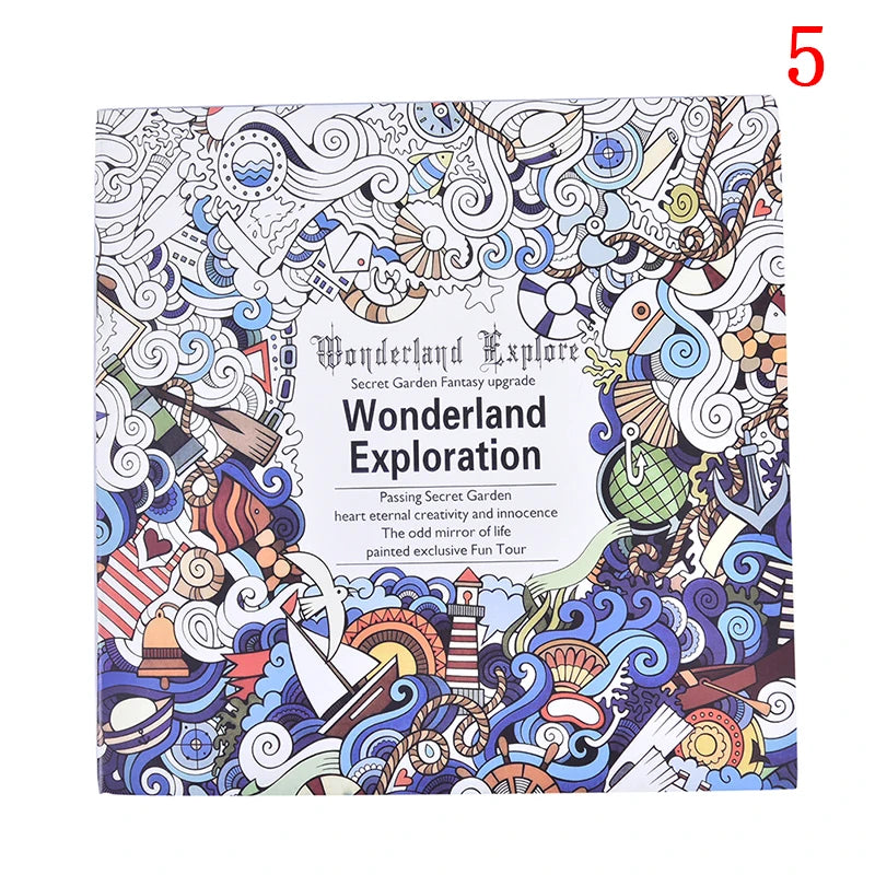 Stress Relief Coloring Book for All Ages