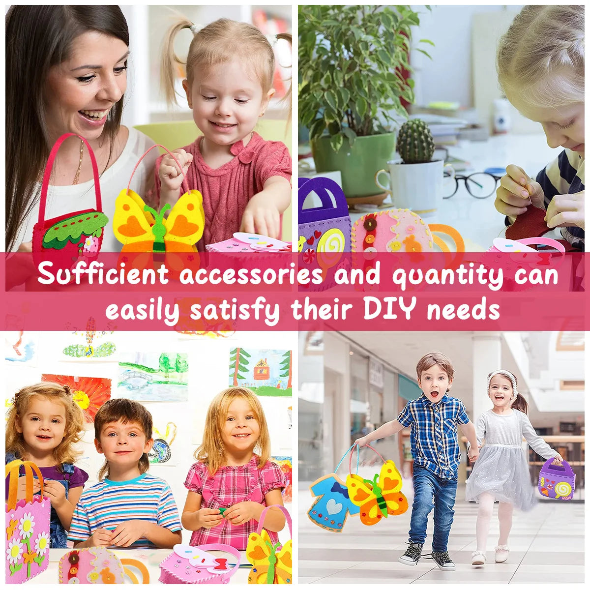 DIY Kids Hand Sewn Bag Kit