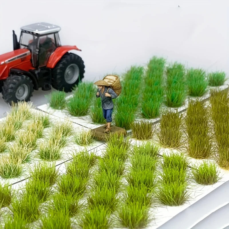 32-Pack Static Grass Tufts for Model Scenery